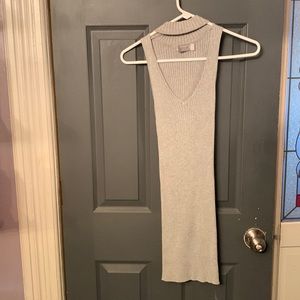 Choker VNeck Mini Bodycon Dress